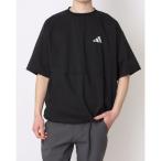 アディダス adidas メンズ 半袖Tシャツ シティテック ルーズフィット ドットエア ブリーザブル ウーブン半袖Tシャツ KS1183 （ブラック