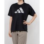 アディダス adidas レディース 半袖機能Tシャツ W CAMO LOGO ポリ Tシャツ AP KA1025 (ブラック)