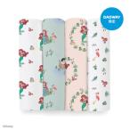 エイデンアンドアネイ aden+anais おくるみスワドル 4枚入 （リトルマーメイド／ワンスアポンアストーリー）