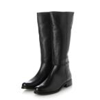 ショッピング本革 アルファキュービック ALPHA CUBIC Balancoire 【撥水加工】本革  ロングブーツ （ブラック）