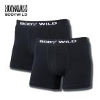  корпус wild BODY WILD [2 листов комплект × хлопок .] боксеры 2 листов комплект ( передний ..) ( черный )[ замена * возвращенние товара не возможно ]