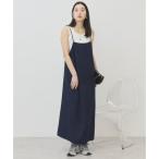 アメリカンホリック AMERICAN HOLIC リネンライクIラインキャミワンピース （ダークネイビー）