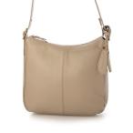 ショッピングANA アンナマリー Anna Marie レザーショルダーバッグ （ベージュ）