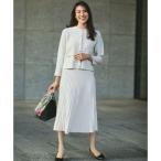 ANY 【洗濯機可/ウエストゴム】セレモニーニットセットアップ （ライトグレー）