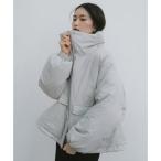 ショッピングアンドミー アンドミー andme ダブルポケット ナイロン 中綿 ジャケット （グレー）