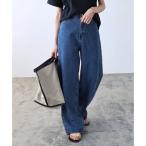 アンドミー andme カーブ デニム パンツ （ミドルウォッシュ）