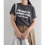 ショッピングアンドミー アンドミー andme メッセージ ロゴ プリント 半袖 Tシャツ （スミクロ×ホワイト）