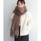 ショッピングアンドミー アンドミー andme フェイクウール起毛ボリュームマフラーストール （ブラウン）