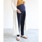 ショッピングアンドミー アンドミー andme ストレッチマタニティテーパードパンツ （ネイビー）