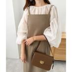 ショッピングアンドミー アンドミー andme とろみ  Iラインキャミワンピース （モカベージュ）