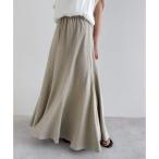 ショッピングアンドミー アンドミー andme バイアス フレア スカート （カーキベージュ）