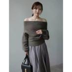 アニュアンス anuans ラクーンフォックスオフショルニットプルオーバー （MOCA）