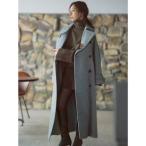 アニュアンス anuans ウールトレンチコート （LIGHT GREY）