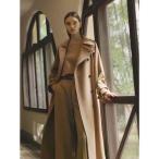 アニュアンス anuans ウールトレンチコート （CAMEL）