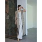 anyu Anne sanuans semi flare pants (IVORY)