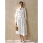 アニュアンス anuans カシュクールシャツワンピース （WHITE）