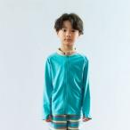  and ti-.pti мой nand D. petit main [SWIM] палец отверстие есть ZIP Rush Guard ( изумруд зеленый )