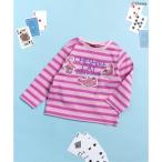 アプレ レ クール apres les cours ディズニーキャラクター/ふしぎの国のアリス/長袖Tシャツ （パープル）