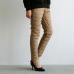 アクアガレージ aquagarage フェイクダウンパンツ （ベージュ）