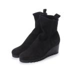 ショッピングウエッジソール アルシュ arche 【訳あり新品】LARAZO ウエッジソールショートブーツ (HUNTER)（ブラック） （NOIR）