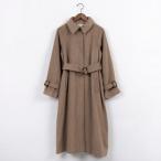 arusi-vuarchives отложной воротник длинное пальто (BEG)