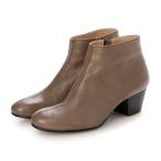 ショッピングあしながおじさん アシナガオジサン あしながおじさん 幅広くコーデできる万能アイテム【防滑】レザーブーティー （グレー） （グレー）