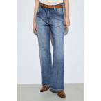 AZUL DENIM センタープレスフレアデニ�
