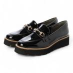 ブランコワール Balancoire 晴雨 軽量 3.5cm 4h防水 ローファー （ブラックエナメル）