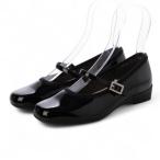 ブリジットバーキン ウォーク Bridget Birkin Walk ビジューストラップコンフォートパンプス (ブラックエナメル)