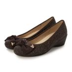 ブリジットバーキン ウォーク Bridget Birkin Walk コーナーパーツリボンウォーキングパンプス (ブラウン雑材)