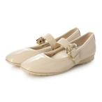 ブリジットバーキン ウォーク Bridget Birkin Walk ビジューメリージェーンパンプス （ライトベージュエナメル）