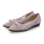 ブリジットバーキン ウォーク Bridget Birkin Walk チュールレースウォーキングパンプス （パープル雑材）