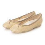 ブリジットバーキン ウォーク Bridget Birkin Walk ラメパナマ調バレエパンプス （ベージュ雑材）