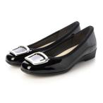ブリジットバーキン ウォーク Bridget Birkin Walk メタルバックルウォーキングパンプス (ブラックエナメル)