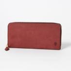 ショッピングビアンキ ビアンキ Bianchi ヌバック革LFロングウォレット （ワイン）