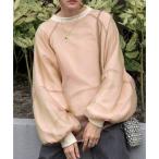 ショッピングバブ バブ Bab シアーレイヤード裏毛スウェット （ECRU）