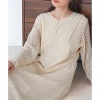 ショッピングバブ バブ Bab 総レースウエスト切替フレアワンピース （BEIGE）