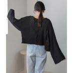 ショッピングバブ バブ Bab 2WAYカーディガントップス （BLACK）
