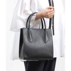 ショッピングnixon ベース BASE イタリア製本革2wayスクエアトートバッグ （ブラック）