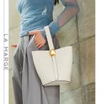 ショッピングnixon ベース BASE 【LA MARGE】【本革】2WAY ワンハンドル レザー バケツバッグ （アイボリー）