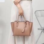 ベース BASE 2WAY 3層あおりポケット仕様 ハンドバッグ （ピンクベージュ）