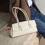 ショッピングnixon 【本革】 3層式 ロングハンドル スクエアバッグ （アイボリー）