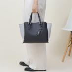 ベース BASE 2WAY 3層あおりポケット仕様 ハンドバッグ （ブラック×グレー）