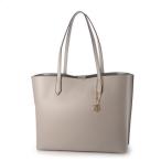 ショッピングnixon 【テレビドラマ使用】A4対応 スクエア・ラウンド型ポーチ付き トートバッグ（グレー）