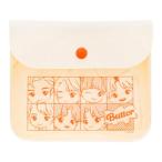 シネマコレクション cinemacollection タイニータン キャラクター フラットポーチ ミニポーチ Butter ホワイト 新入学 （メーカ