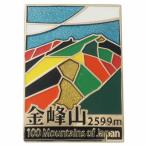 シネマコレクション cinemacollection 日本百名山 ピンバッジ ステンド スタイル ピンズ 金峰山 エイコー コレクションケース入り プ