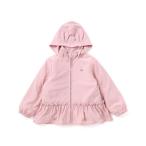 ショッピングSlip スラップ スリップ SLAP SLIP アニマルウサギネコ耳フード付きボアライナー3WAYジャケット(80~130cm) （ピンク(ウサギ)）