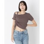ビラボン BILLABONG FRONT GATHER BABY 半袖Tシャツ （ブラウン）
