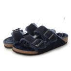 ビルケンシュトック BIRKENSTOCK Arizona Suede Shearling 【レギュラー幅】 ユニセックス (ミッドナイト)