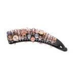 ビビ BIBI クリスタルバナナクリップ （ピンク系）